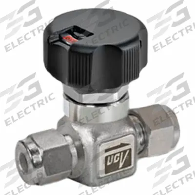 HAM-LET High Purity Diaphragm Valve: 1/4 in, 316L Stainless Steel, Compression x Compression - Standard High-Purity Manual Diaphragm Valves