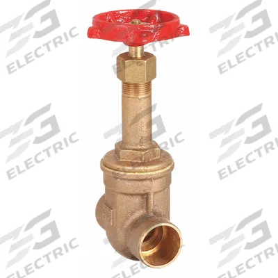 MILWAUKEE VALVE Gate Valve: 1 1/2 in, Bronze, Rising, Sweat x Sweat - Rising Stem Bronze General Purpose Gate Valves