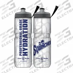 SQWINCHER Water Bottle: 24 oz Capacity, Clear, Plastic, 10 1/2 in Overall Ht, 2 3/4 in Overall Dia (MPN 158300299). Key specifications — Brand: SQWINCHER.