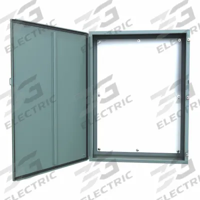 HAMMOND Electrical Enclosure: Steel, 48 in x 36 in x 12 in, NEMA 12/13, w/Panel - Steel Dust-Tight Enclosures