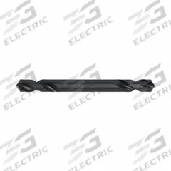 CLE-LINE Double End Drill Bit: 1/4", 135° Split Point, Black Oxide HSS (MPN C20503). Key specifications — attr1264839: Regular Spiral; attr1235897: 0.2500.