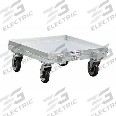 NEW AGE Rack Dolly: 1,000 lb Max Load Capacity, 22 3/8 in Overall Lg, 20 5/8 in Overall Wd - Rack Dollies