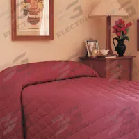 MARTEX Bedspread: King Fits Mattress Size, 120 in Overall Lg, 118 in Overall Wd, Chianti, Quilted (MPN MAINSPREAD CHIANTI). Key specifications — Color: Chianti; Fabric Material: Cotton/Polyester Blend; Fabric Pattern: Solid; Fiberfill Material: Polyester; Stitching Pattern: Quilted; Brand: MARTEX.