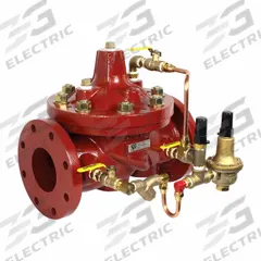 WATTS Pressure Reducing Control Valve: 4 in Nominal Pipe Size, Flanged, 30 psi to 300 psi (MPN M115-4 FL). Key specifications — Body Material: Ductile Iron; Brand: WATTS.