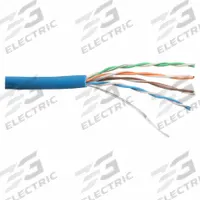 CAROL Category Cable: 14 pF/ft Max Capacitance, 1,000 ft Cable Lg, 24 AWG, Riser, Blue, PVC, Std, 5e (MPN CR5.30.07). Key specifications — Conductor Gauge: 24 AWG; Jacket Material: PVC; Brand: CAROL; Pairs Separation: Standard.