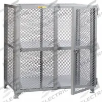 LITTLE GIANT Bulk Storage Locker: 49 in x 27 in x 52 in, 1 Adj Shelf, Legs, Gray, Gray, Shelves (MPN SC-A-2448-NC). Key specifications — Brand: LITTLE GIANT; Body Panel Type: Ventilated; Base Type: Legs; Cabinet Color: Gray; Frame Assembled: Assembled.