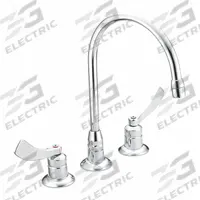 MOEN Gooseneck Bar Faucet: M-Dura, Brass, Widespread, Deck, 3 Mounting Holes, 1.5 gpm Flow Rate (MPN 8225smf15). Key specifications — Series: M-Dura; Brand: MOEN.