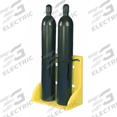 ENPAC Cylinder Stand: 2 Cylinder, For 3 in to 12 3/8 in Dia - Floor-Mounted Stands