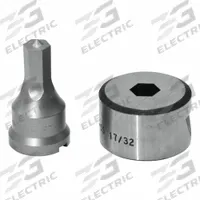 EDWARDS Hex Punch & Die Set: Edwards, 55 ton_65 ton_100 ton_120 ton Compatible Ironworker Size, Hex (MPN ED9-PDH11/16). Key specifications — attr67451: IW55 , IW65 , IW100, IW120; attr67489: Hex; attr67463: 11/16 in; attr67447: ED9-PDH11/16; attr67456: Edwards; attr67443: EDWARDS; attr67472: 11/16 inHex Punch & Die Set.