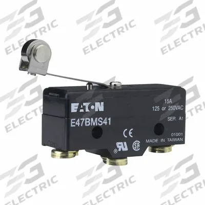 EATON Snap Action Switch: Roller Lever Actuator, SPDT - Roller-Lever Snap-Action Switches