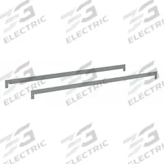 TENNSCO Shelf: 42 in x 12 in, 550 lb Load Capacity, Gray, Shelf (MPN ZAESH-4212). Key specifications — Includes: (2) Beams; Shelf Configuration: Single Straight; Color: Gray; Frame Material: Steel; Brand: TENNSCO; Frame Finish: Zinc Plated; Product Type: Shelf.