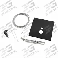 KEYSTONE TECHNOLOGIES Light Fixture Mounting Kit: For Use With Linear Arch Fixtures, 5 in Overall Lg (MPN KT-LALED-5SC-1-F-KIT-B). Key specifications — Brand: KEYSTONE TECHNOLOGIES; Includes: 2 Piece Cable Coupler; For Use With: Linear Arch Fixtures.