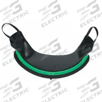 MSA Chin Protector: Rubber, Black, 1 1/8 in Overall Ht, 5 1/16 in Overall Wd (MPN 10116539). Key specifications — Color: Black; Compatible Brand: MSA Safety; Compatible Series: V-Gard®; Material: Rubber.