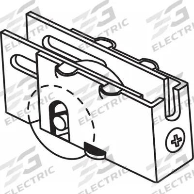 APPROVED VENDOR Roller: 1 1/16 in Lg, 9/16 in Wd - Hanging Door Rollers