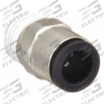 LEGRIS Push-Fit Adapter Fitting: 5/16 in OD x 1/4 in Pipe Size, Push-to-Connect x MBSPT - Nylon & Nickel-Plated Brass Tube Fittings