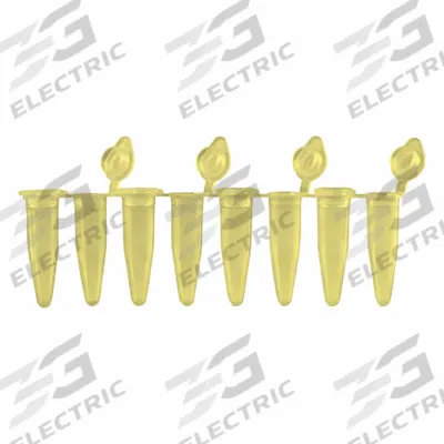 APPROVED VENDOR Strip: PCR Strip, Polypropylene, 0.2 mL Capacity - mL - Plastic PCR Strip Tubes