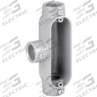 APPLETON ELECTRIC Conduit Outlet Body: Aluminum, 1/2 in Trade Size, T Body, 4 cu in Body Capacity - T - Tee Type