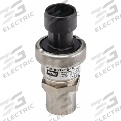 JOHNSON CONTROLS Pressure Transmitter: 0 psi to 750 psi, 0 to 10V DC, 3-Pin Packard Connector - Pressure Transmitters with 3-Pin Packard Connector