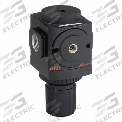 ARO Regulator: Aluminum, 1/2 in NPT, 240 scfm, 200 psi, 250 psi Max Op Pressure - ARO FRL Air Regulators