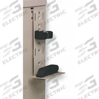 METRO Medical Cart Accessory Bracket: 9 in Overall Ht, 2 1/2 in Overall Wd, 3 in Overall Dp, Steel (MPN MBX250). Key specifications — Color: Taupe; Finish: Powder Coated; Material: Steel; Includes: Mounting Hardware; Brand: METRO.