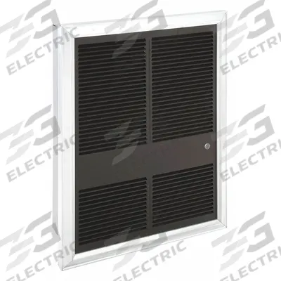 MARKEL Recessed Electric Wall-Mount Heater: 3000 W, 277V AC, Single Phase, 277V AC - Large Recessed Electric Wall Heaters