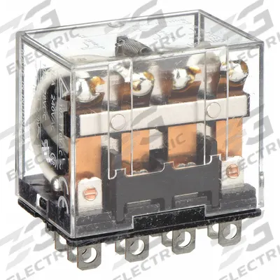 OMRON General Purpose Relay: Socket Mounted, 10 A Current Rating, 120V AC, 4PDT - Socket-Mounted Relays