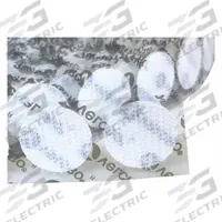 VELCRO BRAND Hook-and-Loop Fastener: Disc, 3/8 in Overall Dia, Hook, White, Adhesive, Acrylic, Nylon (MPN 197579). Key specifications — Brand: VELCRO BRAND; Material: Nylon.