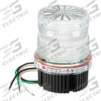 FEDERAL SIGNAL Strobe Light: 24V DC, Surface Mount Mounting, Pole Mount, 5 1/4 in Overall Dp, Wire (MPN FB24STHI-024C). Key specifications — Manufacturer Part Number: FB24STHI-024C; Brand: FEDERAL SIGNAL; Mounting Location: Pole Mount; Operating Voltage: 24V DC.