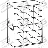 Freezer Rack: 21 5/8 in Overall Lg, 8 3/8 in Overall Wd, Stainless Steel, Handles (MPN RFS10036A). Key specifications — Includes: Handles; Material: Stainless Steel; Product Type: Freezer Rack; Brand: ARGOS TECHNOLOGIES.