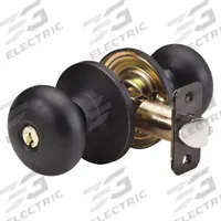 MASTER LOCK Door Lockset: Storeroom Knob Locksets, Bronze (MPN BC0212PKA4). Key specifications — Lockset Style: Biscuit.