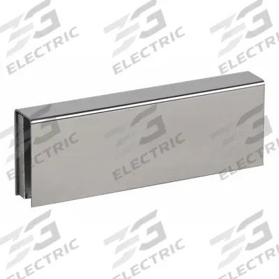 RUTHERFORD Glass Door Bracket: 1 5/8 in Lg, 1 in Wd, 7 1/4 in Ht - Hinges for Glass Doors