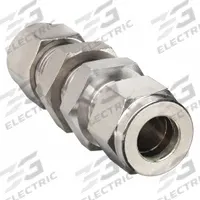 PARKER Compression Fitting Union: 1/4 in OD x 1/4 in OD Fitting Size, Compression x Compression (MPN 4BC4-316). Key specifications — Compatible Fitting Brands: Parker A-LOK; Brand: PARKER.