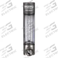 BROOKS Mechanical Flowmeter: Flow Meter, Scale, Variable Area, Panel Mount, Vertical, Liters, FNPT (MPN 1250AR6081MRSVV). Key specifications — Display Type: Scale; O-Ring Material: Viton; Includes Flow Rate Adjustment Knob: Yes; Includes Pressure Guage: No; Mounting Orientation: Vertical; Unit Of Measure: Liters; Brand: BROOKS; Accuracy: +/-5%.