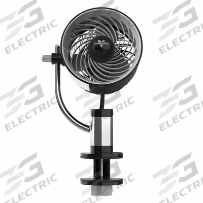 VORNADO Cooling Fan: 3 3/4 in Blade Dia, Non-Oscillating, Clip-On, 3 Speeds, Stationary - Clip-On Fans