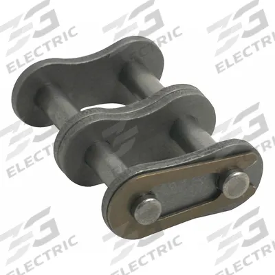 TRITAN Roller Chain: Connecting, Double Strand, 08B, 1/2 in Pitch - Connecting Links for British Standard Chains