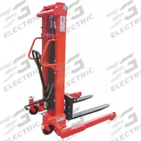 DAYTON Stacker: 2,000 lb, 36 in L x 4 in W Fork, 56 in L x 54 in W x 78 1/2 in H Overall Dim, Adj (MPN 4VME8). Key specifications — Width Across Forks: 8 in to 33-7/8 in; Brand: DAYTON.