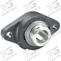 INA 2 Bolt Flange Bearing: Radial Ball, 50 mm Bore, Cast Iron, Eccentric Collar, 190 mm Lg, Rhombus (MPN RCJTZ50-XL). Key specifications — Bore Type: Cylindrical; Brand: INA; Lubricant Material: Lithium Complex Grease; Mounting Bolt Size: M12; Split Housing: Not Split; System of Measurement: Metric.