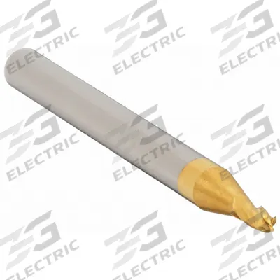APPROVED VENDOR Ball End Mill: Carbide, TiN Coated, 4 Flute, 1/32" Mill Dia, 1/16" LOC - General Purpose Carbide Ball End Mills