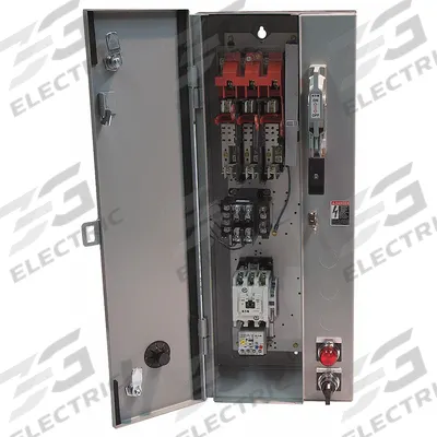 EATON Combination Starter: Fusible Disconnect, 3 Poles, NEMA Size 2, 120V AC - Fusible Starters with Electronic Overloads