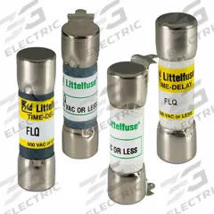 LITTELFUSE Fuse: FLQ Series, Midget, Time-Delay, 6.25 A, 500 V AC, 300 V DC, 13/32 in x 1 1/2 in (MPN FLQ6.25). Key specifications — Series: FLQ; Brand: LITTELFUSE.