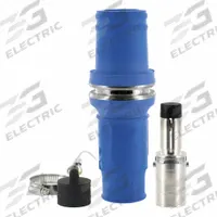 Single Pole Inline: Male, Blue, 1000V AC, 1,135 A, Crimp Tube Termination, 49 Series (MPN 49M77-B). Key specifications — Gender: Male; Series: 49; Brand: LEVITON.