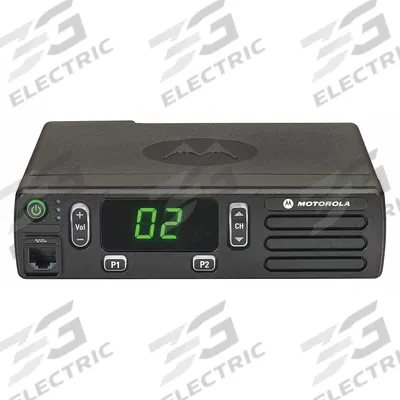 MOTOROLA Vehicle-Mounted Two-Way Radio: UHF, Analog, 25 W, 16 Channels, Numeric - UHF Business Radios