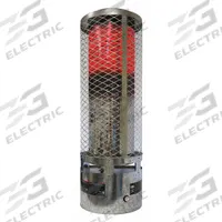 DYNA-GLO Portable Gas Floor Heater: 250,000 BtuH Heating Capacity Output, 5,900 sq ft Heating Area (MPN RA250NGDGD). Key specifications — Fuel Consumption: 250 cfh; Overall Dimensions - H x W x D: 44-5/16 in x 14-11/16 in x 14-11/16 in; Brand: DYNA-GLO.