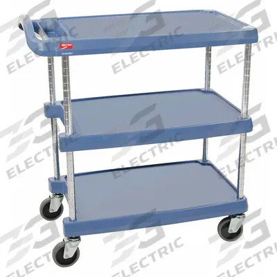 INSTOCK Laboratory Utility Cart: 34 3/8 in Overall Lg, 23 1/2 in Overall Wd, 35 1/2 in Overall Ht - Lab Carts