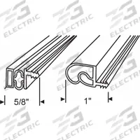 APPROVED VENDOR Door Weatherstripping: Magnetic, Magnetic Mounting, Vinyl, 6 13/16 ft Overall Lg (MPN 900-9000S-25). Key specifications — Color: White; Mounting Style: Magnetic; Seal Shape: Magnetic; Brand: APPROVED VENDOR; Material: Vinyl.