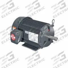 U.S. MOTORS General Purpose Motor: Flange Mount, Totally Enclosed Fan Cooled, 3 hp, 870 RPM (MPN U3P4D). Key specifications — Brand: U.S. MOTORS; Nameplate Voltage @ 60 Hz: 208-230/460V AC; Full Load Current @ 60 Hz: 10.6-10.3/5.2 A; Nameplate RPM @ 60 Hz: 870 RPM; Motor Enclosure: TEFC.