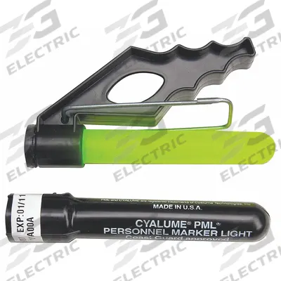 PML BY CYALUME TECHNOLOGIES Lightstick: Free Plastic Body Phthalate/Metal Clip, Green, Stick - Heavy-Duty Lightsticks