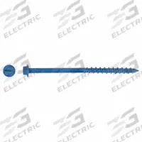 TAPCON Concrete Anchor Screw: 3 1/4 in Overall Lg, 3/16 in Dia, Steel, External Hex, Hex, 100 PK (MPN 3147407). Key specifications — Material Grade/Class: Low; Removable: Removable; System of Measurement: Inch; Tip Type: Self-Threading; Brand: TAPCON; Screw Anchor Type: Concrete Screw Anchor.