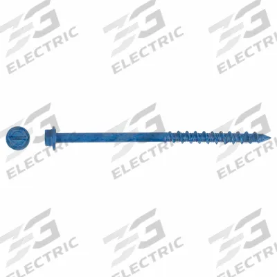 TAPCON Concrete Anchor Screw: 3 1/4 in Overall Lg, 3/16 in Dia, Steel, External Hex - Hex-Head Screw Anchors