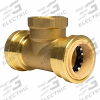 APPROVED VENDOR FNPT Tee: 1 in OD x 1 in OD x 1 in Pipe Size, Brass, Adapter (MPN LF834FR). Key specifications — Brand: APPROVED VENDOR.